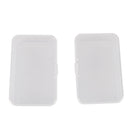 1Pcs Clear Plastic Transparent With Lid Storage Box Collection Container Case Bj