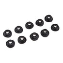 10Pcs Air Valve Stem Mud Guards Tire Tube Silicone for Kawasaki - Black
