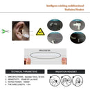 3.5mm Stereo Air Tube Wired Earphone Anti-radiation Binaural Headsets Noise