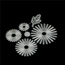 6Pcs Leaves Flowers Metal Cutting Dies For DIY Scrapbooking Album Paper CardsME
