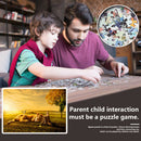 1000pcs Lion and Boy Puzzles Assemble Picture Jigsaw for Kids Birthday Gift A