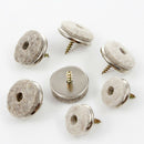 20x Furniture Felt Pads Floor Protector Nail In Non Slip Table Chair Leg Cap