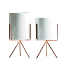 2pcs Nordic Style Metal Plant Stand Rack Flowerpot Home Office Decoration