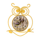 Home Decorative Wall Clock Table Stand Clock Kids Room Clock 16x20cm Yellow