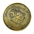 Tarot Metal Commemorative Chips Chips Press Card Poker Accessories