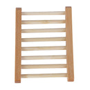 Natural Wood Soap Tray Holder Dish Storage Bath Shower Plate Home BathroomWash