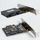 6Gbps PCI express PCI-E to 2 Port SATA 3.0 Expansion Controller card adapter  Z