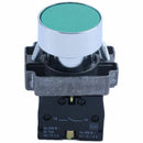 22mm 1 NO N/O Green Sign Momentary Push Button Switch 600V 10A ZB2-BA31 gre Y7H2