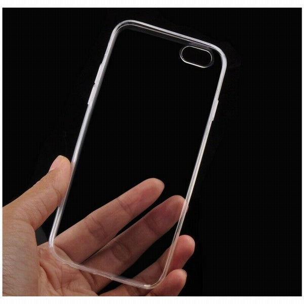 5X(Ultra Thin Transparent Crystal Clear Soft TPU Case Skin Cover For iPhon I4O2)