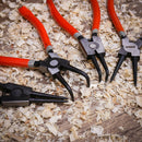 Portable 7" Internal External Retaining Clips Snap Ring Circlip Pliers 4pcs Set