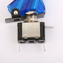 2 Pieces 12V/20A Car SPST Toggle Rocker Switch Control with Blue LED Light