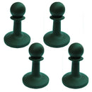4pcs Outdoor Camping Canopy Tent Support Rod Thunder Proof Cap (Green)