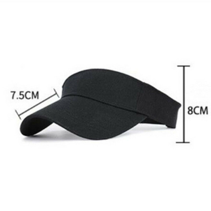 2Pcs Headband Sun Visor Hat Unisex Golf Tennis Outdoor Running Sports Cap