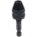 0.3-3.6mm Keyless Drill Chuck Screwdriver Impact Driver Adaptor 1/4" Shank
