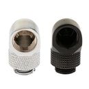 Barrow Brass G1/4 Inches Thread 90 Degree Rotary Joint Fitting Adapter Black