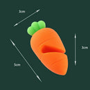 Silicone Carrot Design Spill-Proof Lid Rack Overflow Stoppers Pot Cover Li Hn