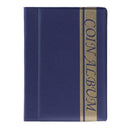 120 Pockets Coins Album Collection Book Commemorative Coin Holders (Blue) A