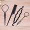 4pcs Hair Stick Styling Tools Set Pull Hair Pins Big Headwear Accessories