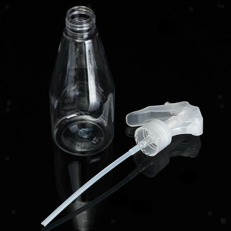 2pcs 200ml Cleaning Clear Travel Empty Spray Bottle Trigger Hand Watering