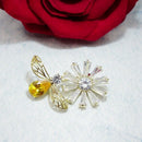 Cute Animal Insects Flying Bee Brooch Lady Men'S Corsage Hat Scarf Accessor