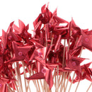 50x Windmill Fruit Cocktail Picks 25x Plastic Party Flamingo Drinking Straws