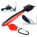 3PCS Golf Club Cleaning Brush Groove Cleaner Tool Iron Club Brush Hook to OAA