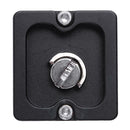 PU-40 Universal Quick Release Plate J1 N1 Tripod Ball Head Arca Swiss+1/4" Screw