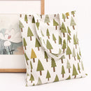 Fashion Women Cotton Linen Shopping Tote Carrying Shoulder Eco Reusable Bag LJ