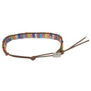 4X(Chakra Bracelet Jewelry Handmade Multi Color Natural Stone Tube Beads LeP2A4)