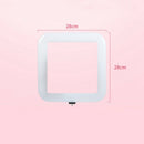 Square Photography Light 168 LED 34W Dimmable Brightness USB Selfie Light f