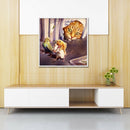 DIY Diamond Painting Kits Cat Full Round Drill Handicrafts Home Art Decor