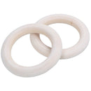 Natural wooden rings, diameter 50mm A5G2