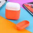 Wireless Earphone Silicone Case for Airpods Protector Charging Box (Orange) A