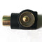 10pc RCA right angle connector plug adapters M/F male to female 90 degree elbow