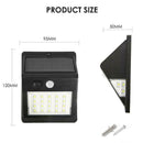 26Led Solar Wall Light Sensor Outdoor Solar Wall Light PIR Motion Sensor So