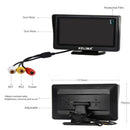 Car Monitor 4.3 Inch AV Interface Reversing Display Two Input 12-24V