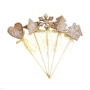 1 Set 10 Pcs Printing Wooden Christmas House Tree Star Shape Pendants Plugi B6U6