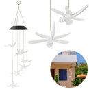 Solar Color Changing Led Light Dragonfly Wind Chimes Home Garden Outdoor De O6T2