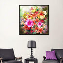 Flowers 5D Round Diamond Painting DIY Craft Needlework Cross Stitch Set