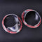 Pair Chrome Plated Front Fog Light Lamp Cover Trim Fit For BMW X5 F15 2014-2015