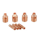 For Wp-24 Tig Welding Torch Consumables Kit 53N14 Collet Body Alumina Nozzl