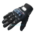 Carbon Fiber Pro Bike Motorcycle Motorbike Racing Riding Full Finger Gloves  L