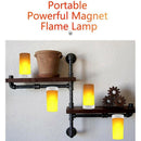 Led Flame Effect Light Recharging Portable Night Light Emulation Fire Flick