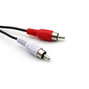 USB To 2 RCA Cable USB Adapter To Audio Jack Easy Operation Cable