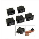 Lots 10Pcs Car Truck Boat Round Rocker 12V 16A 2-Pin ON/OFF Toggle SPST Switches