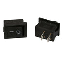 20pcs On/Off Rocker Switch Switches for Cars Motors Water Dispensers Black