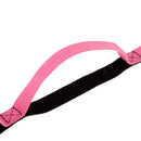 Yoga Strap Stretch Yoga Belt Band with Multi Grip Loops Pink and Black