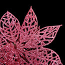 Decoration for Christmas Tree - elegant 13cm Sequin Flowers Suspended with