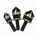 Carbon Steel 90 Degree 3PCS/Set Chamfering Drill Five-Blade Chamfer Dri JLC