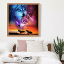 Wolf 5D Full Drill Diamond Painting Embroidery DIY Cross Stitch Kits Needlework